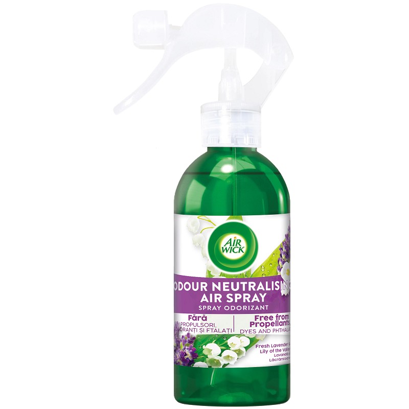 Set 3 x Spray Odorizant Air Wick Lavanda si Lacramioare, 237 ml