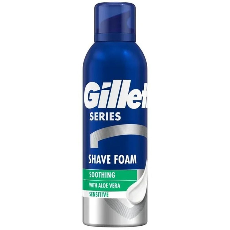 Set 3 x Spuma de Ras Gillette Series Soothing Aloe Sensitive, 200 ml