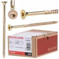 Set 3 x Surub Dulgherie Koelner, 6 x 140 mm, pentru Lemn, Zincat, 50 Bucati