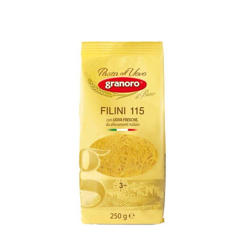 Set 3 x Taitei Filini cu Oua Nr.115, Granoro, 250 g