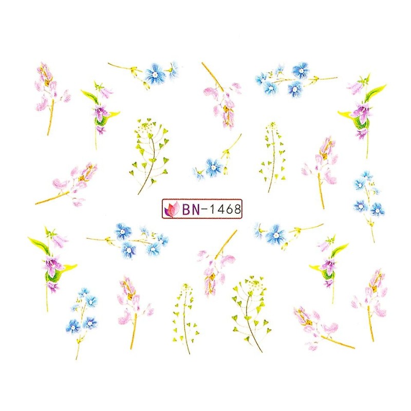 Set 3 x Tatuaj Unghii Luxorise, Bohemian Spring Bn-1468