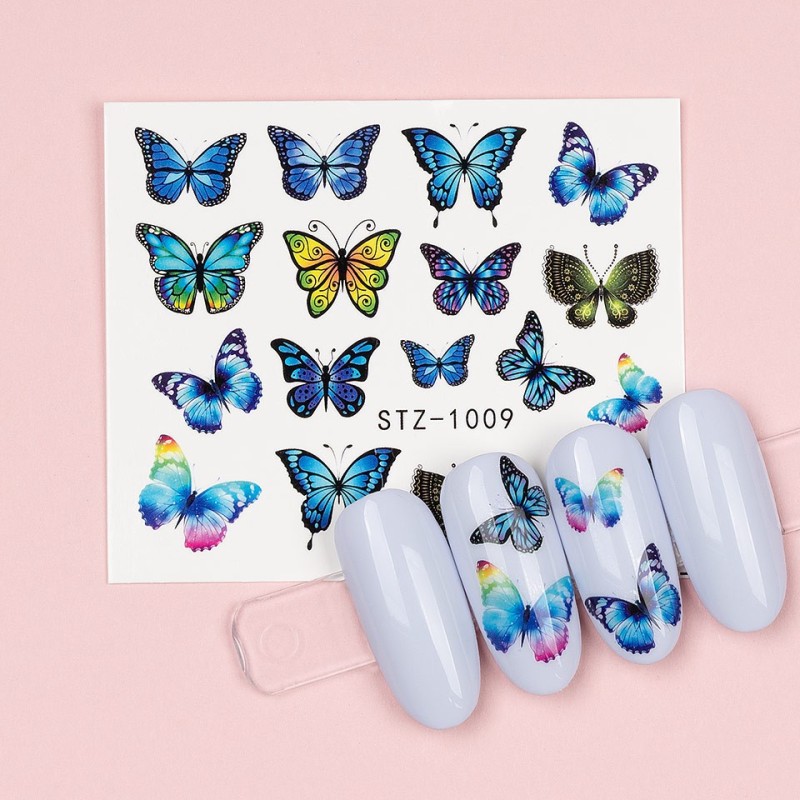 Set 3 x Tatuaj Unghii Luxorise Butterfly Fantasy, Stz-1009