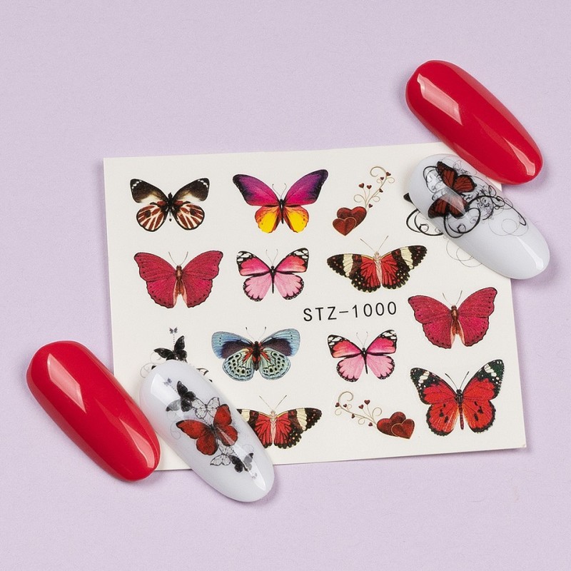 Set 3 x Tatuaj Unghii Luxorise Butterfly Glare, Stz-1000