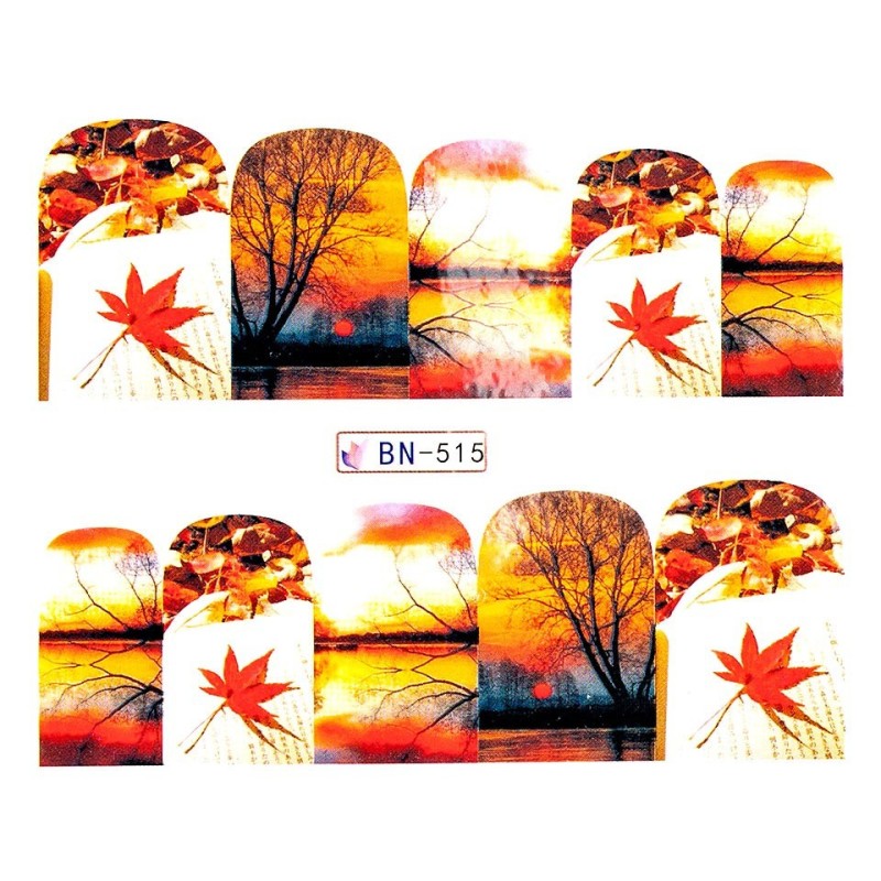 Set 3 x Tatuaj Unghii Luxorise Fall Picture, Bn-515