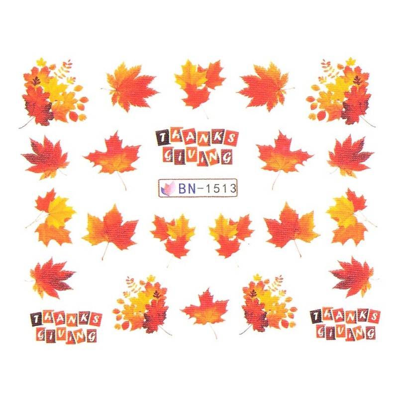 Set 3 x Tatuaj Unghii Luxorise Fall Sky, Bn-1513