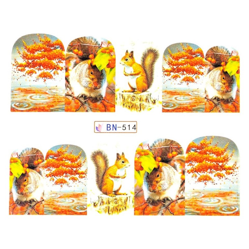 Set 3 x Tatuaj Unghii Luxorise Fall Wildly, Bn-514