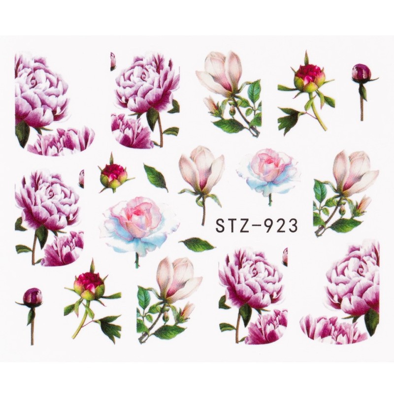 Set 3 x Tatuaj Unghii Luxorise Flower Art, Stz-923