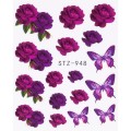 Set 3 x Tatuaj Unghii Luxorise Flower Meet Butterfly, Stz-948