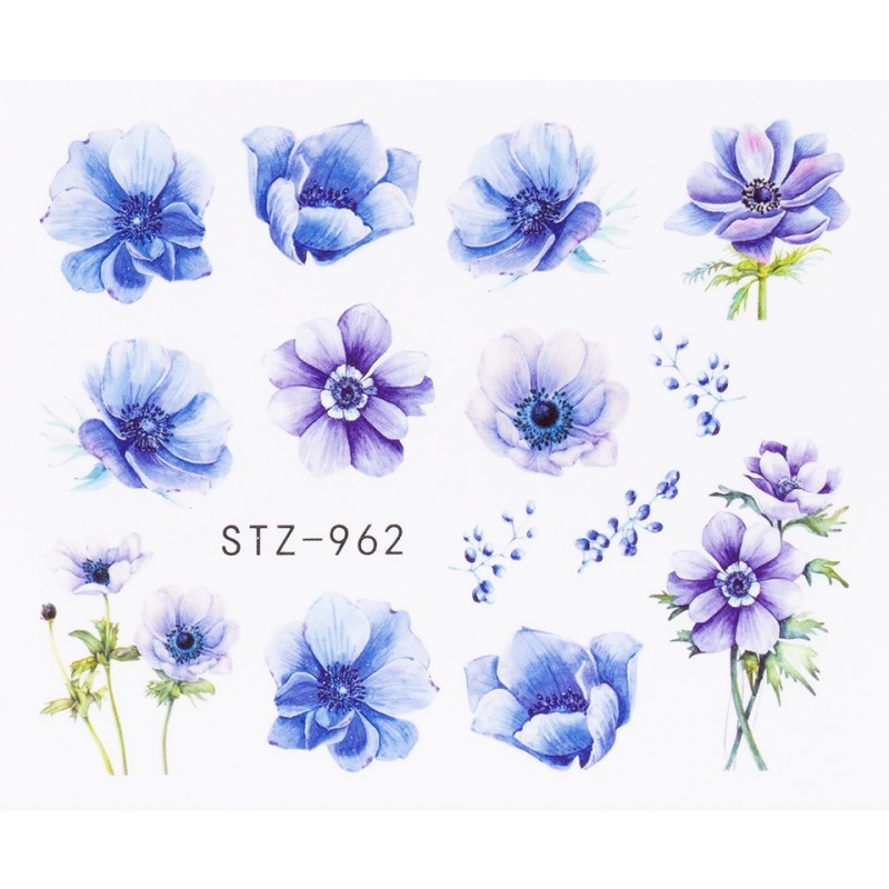 Set 3 x Tatuaj Unghii Luxorise Flower Reloaded, Stz-962