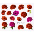Set 3 x Tatuaj Unghii Luxorise Flower Rose, Stz-953