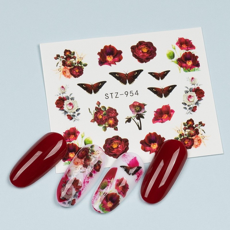 Set 3 x Tatuaj Unghii Luxorise Flower Special, Stz-954