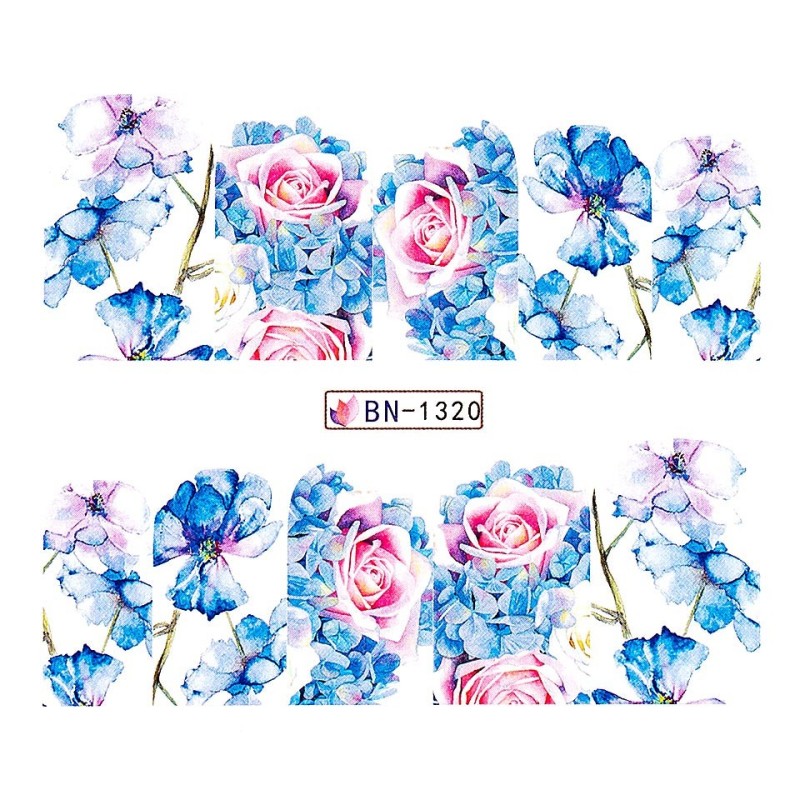 Set 3 x Tatuaj Unghii Luxorise, Nature Bn-1320