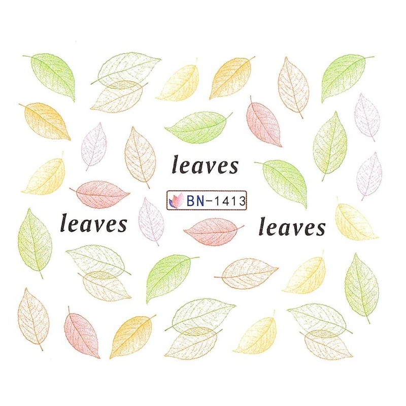 Set 3 x Tatuaj Unghii Luxorise, Nature Bn-1413