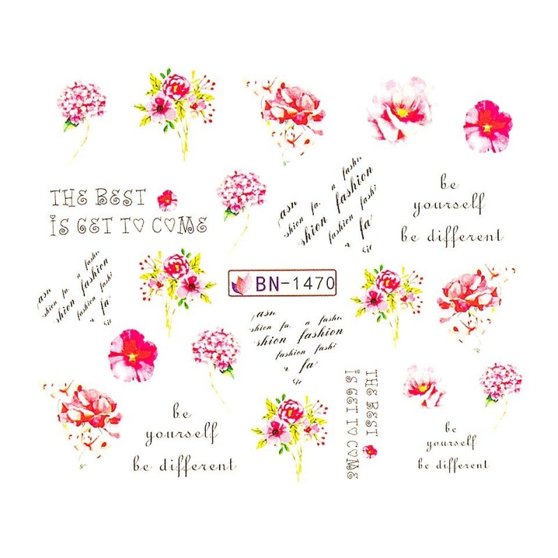 Set 3 x Tatuaj Unghii Luxorise, Nature Bn-1470