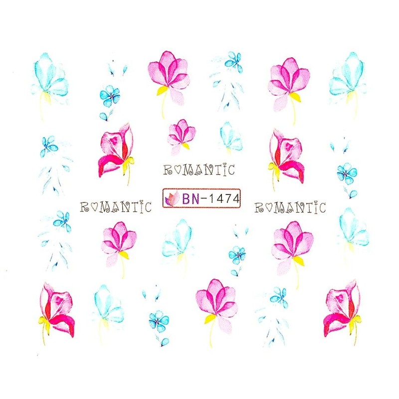 Set 3 x Tatuaj Unghii Luxorise, Nature Bn-1474