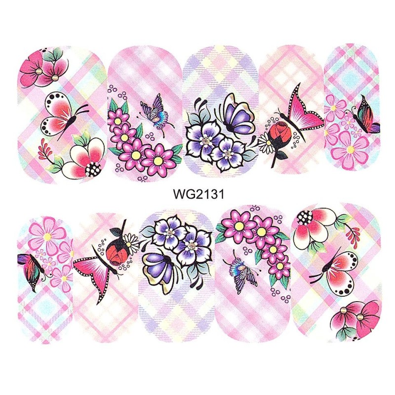 Set 3 x Tatuaj Unghii Luxorise, Nature Wg2131