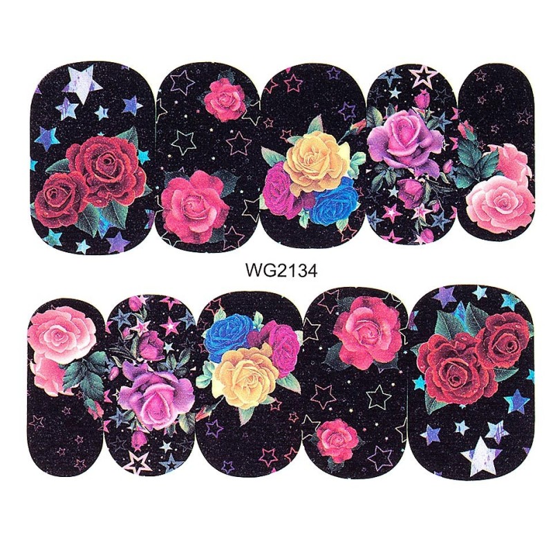 Set 3 x Tatuaj Unghii Luxorise, Nature Wg2134