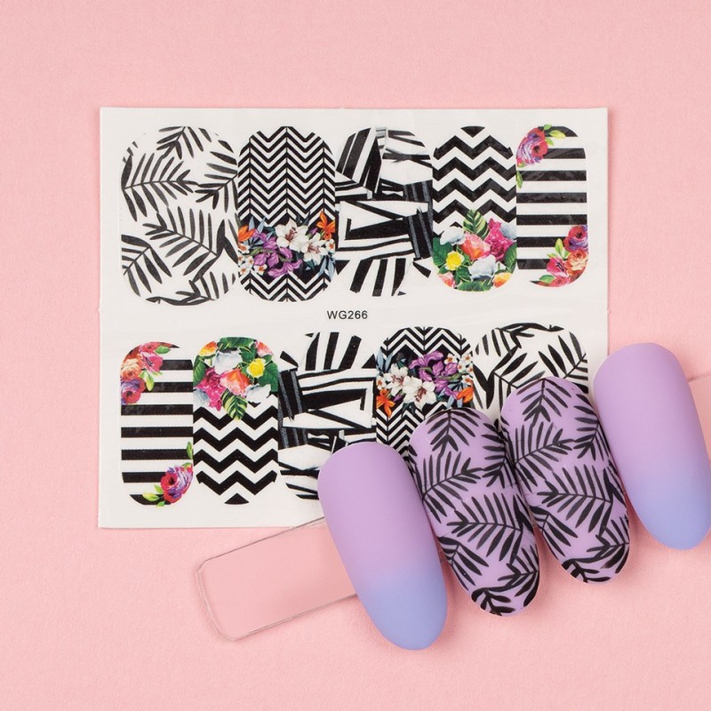 Set 3 x Tatuaj Unghii Luxorise, Nature Wg266