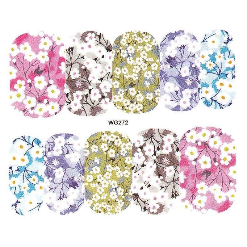 Set 3 x Tatuaj Unghii Luxorise, Nature Wg272