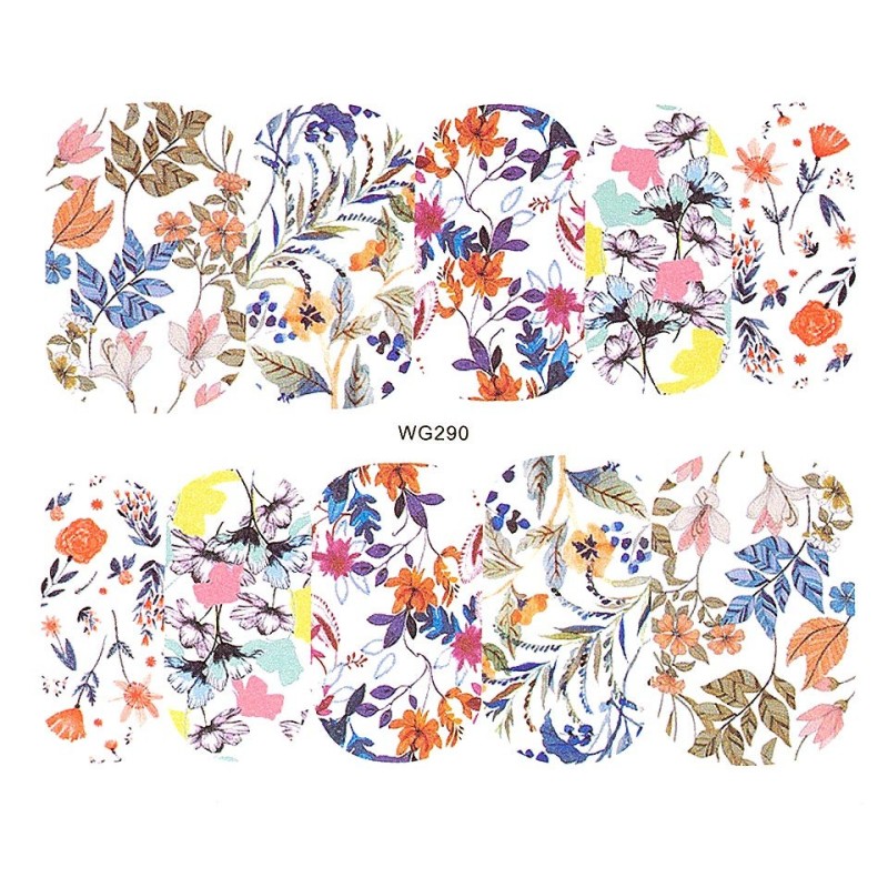 Set 3 x Tatuaj Unghii Luxorise, Nature Wg290