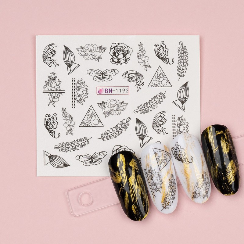 Set 3 x Tatuaj Unghii Luxorise Simple Passion, Bn-1192