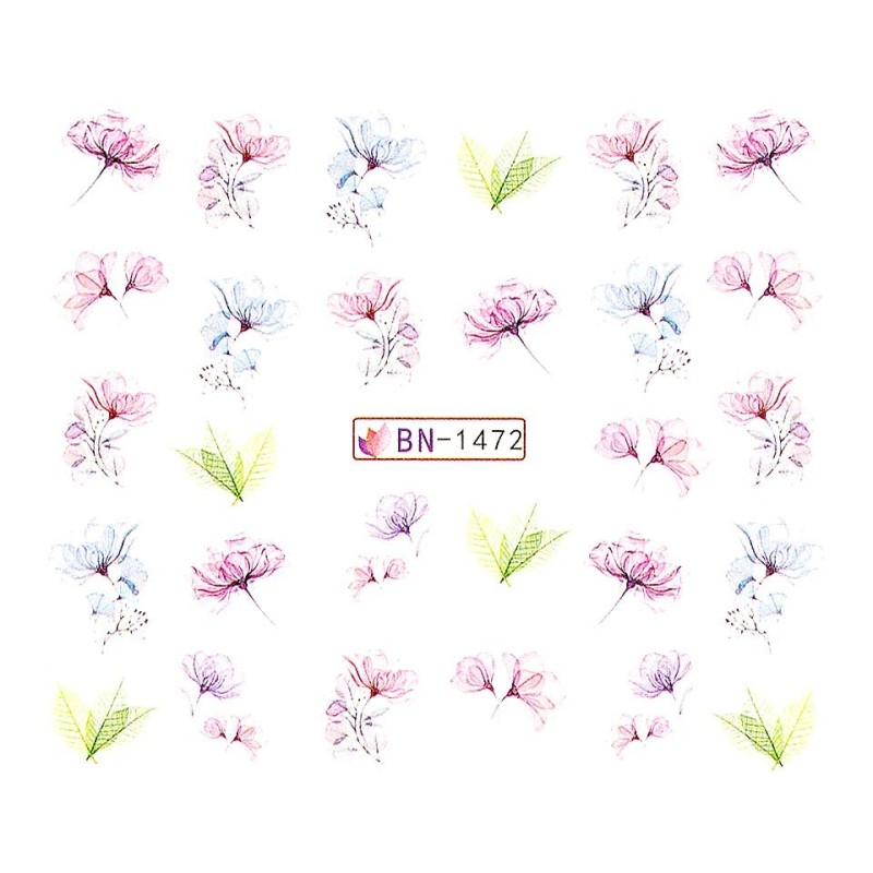 Set 3 x Tatuaj Unghii Luxorise, Spring Tradition Bn-1472