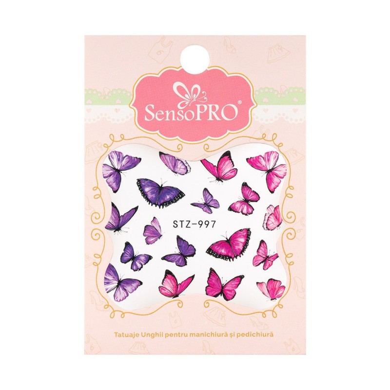 Set 3 x Tatuaj Unghii SensoPRO Summer Challenge, Model Stz-997
