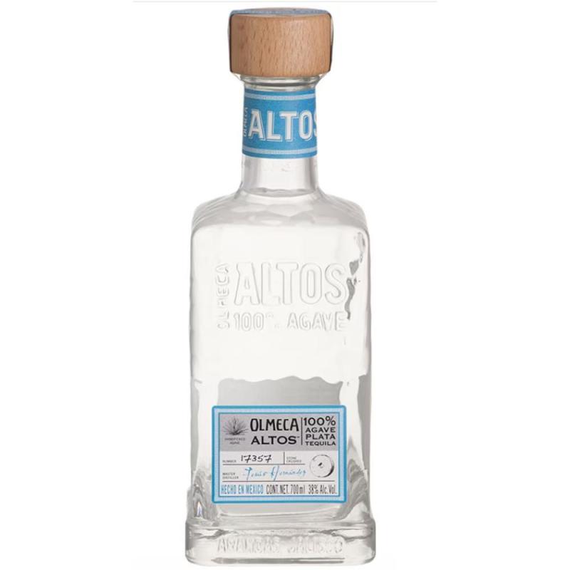 Set 3 x Tequila Olmeca Altos Plata, Alcool 38%, 0.7 l
