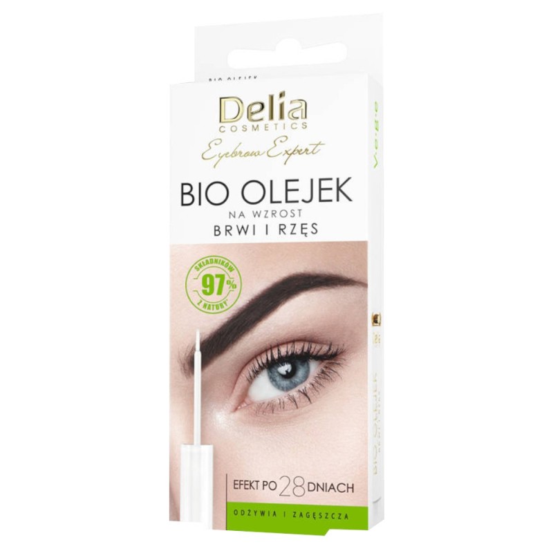 Set 3 x Ulei Bio pentru Cresterea Genelor si Sprancenelor Delia, 7 ml