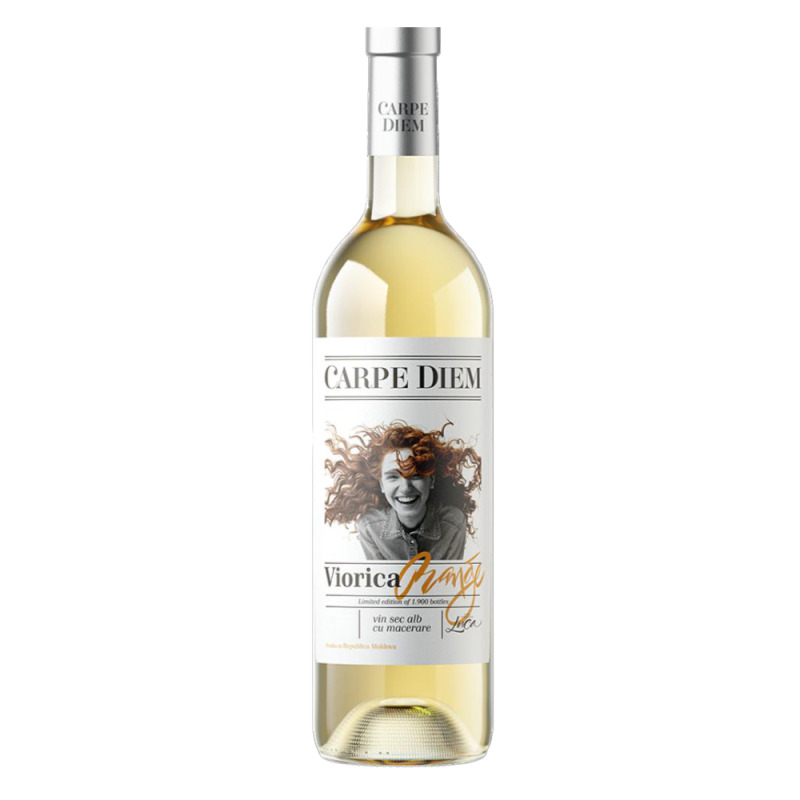 Set 3 x Vin Alb Carpe Diem Viorica Orange White Dry, 0.75 l