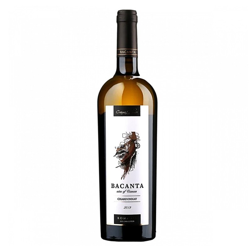 Set 3 x Vin Alb Girboiu Bacanta, Chardonnay, Sec, 0.75 l