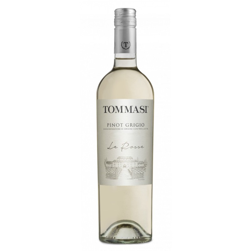 Set 3 x Vin Alb Le Rosse Pinot Grigio Delle Venezie Single Vineyards Tommasi DOC, Sec, 0.75 l