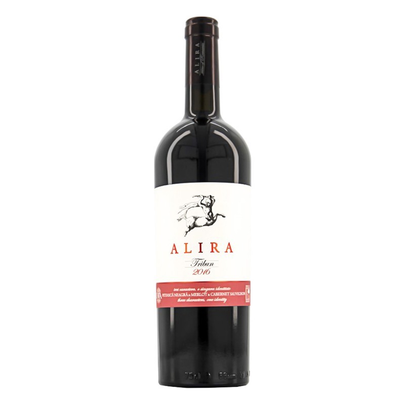 Set 3 x Vin Alira Tribun Rosu Sec 0.75 l