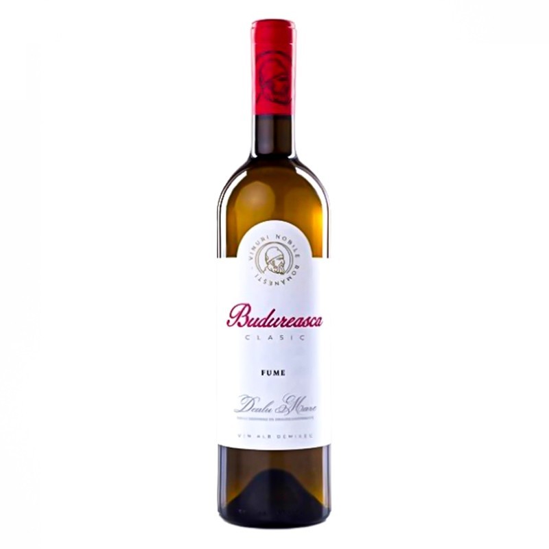Set 3 x Vin Budureasca Clasic Fumee Alb Demisec 0.75 l
