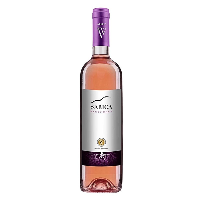 Set 3 x Vin Rose Sarica Excellence Horeca, Demisec, 0.75 l
