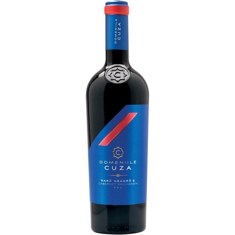 Set 3 x Vin Rosu Domeniile Cuza Rara Neagra si Cabernet Sauvignon, Sec, 0.75 l