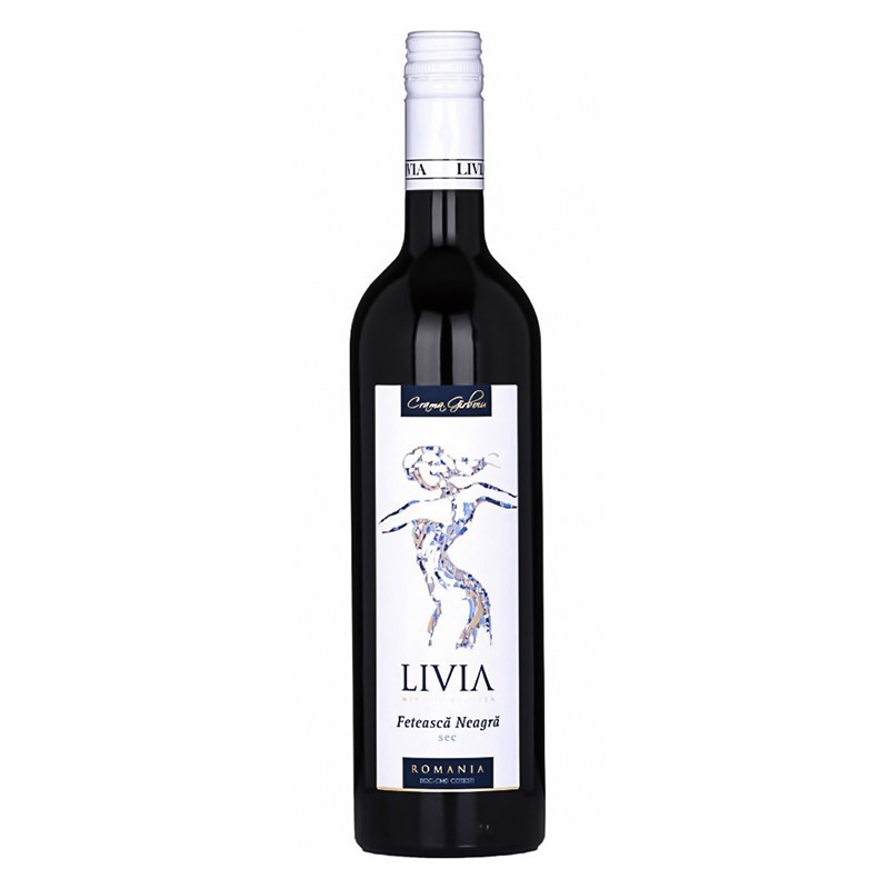 Set 3 x Vin Rosu Girboiu Livia Feteasca Neagra, Sec, 0.75 l