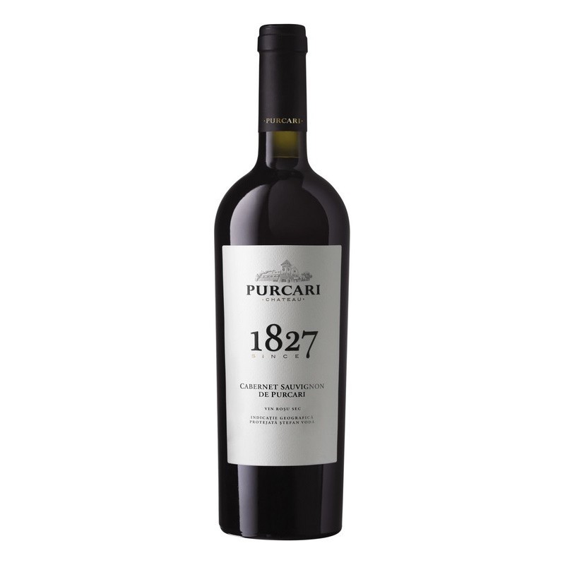 Set 3 x Vin Rosu Purcari 1827 Cabernet Sauvignon Sec, 0.75 l