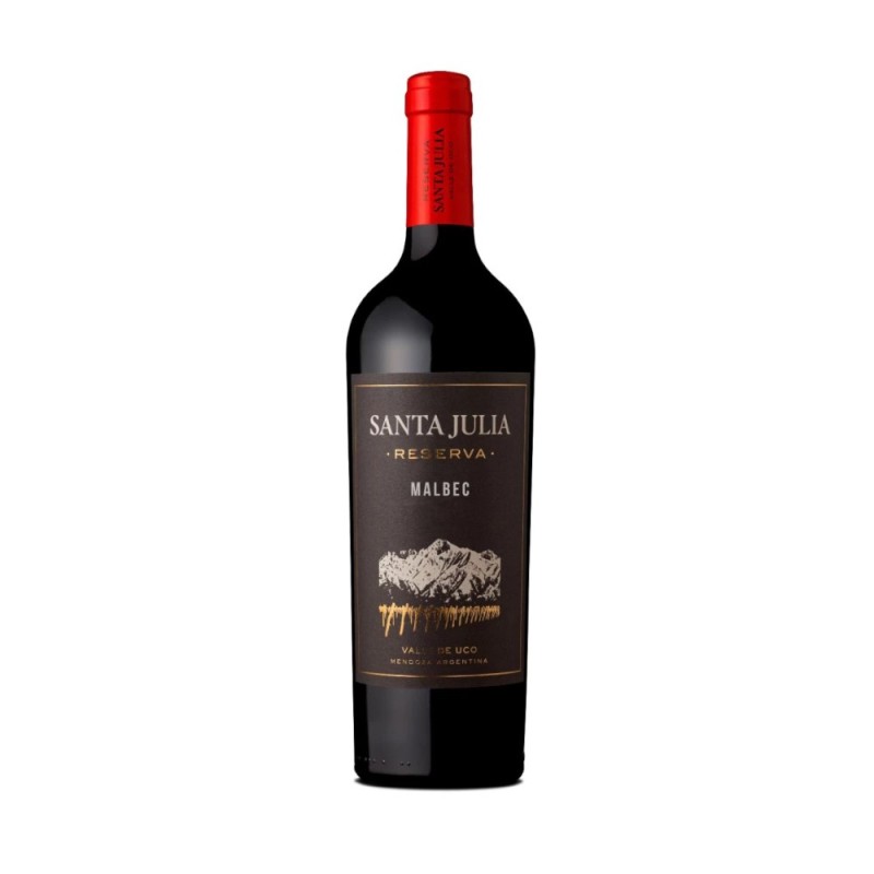 Set 3 x Vin Santa Julia Reserva Malbec, Rosu, 0.75 l
