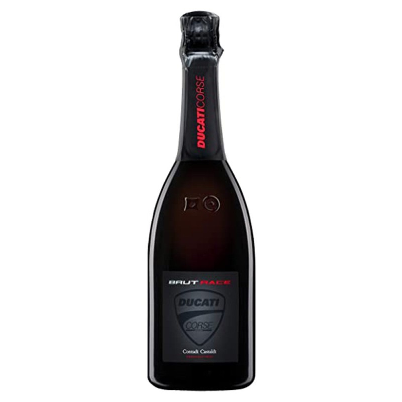 Set 3 x Vin Spumant  Alb Contadi Castaldi Franciacorta Brut Race Ducati Corse, 0.75 l