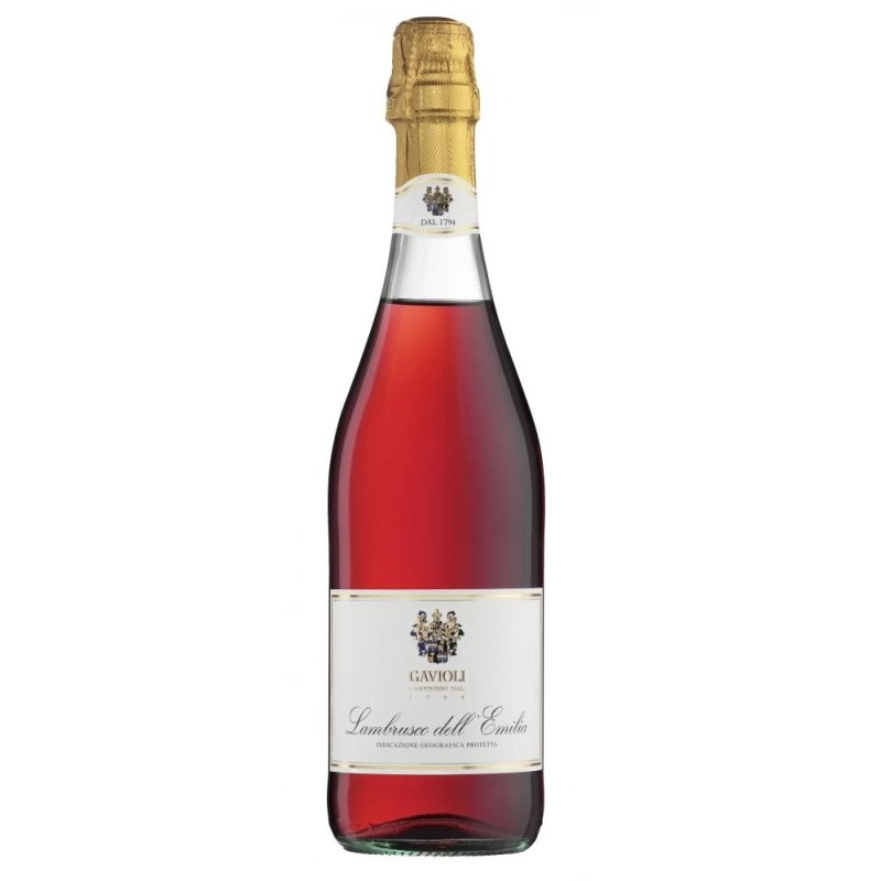 Set 3 x Vin Spumant Gavioli, Lambrusco Rosato IGT Emilia 0.75 l
