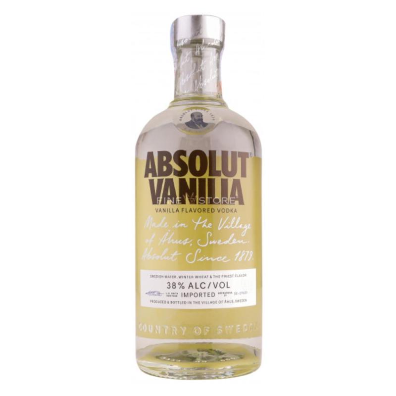 Set 3 x Vodka Absolut, Vanilie, Alcool 38.2%, 0.7 l