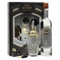 Set 3 x Vodka Beluga Gold Line, 40%, 0.7 l cu Shaker