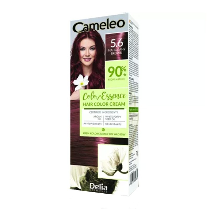 Set 3 x Vopsea de Par Cameleo Color Essence 5.6 Mahogany Brown, 75 g