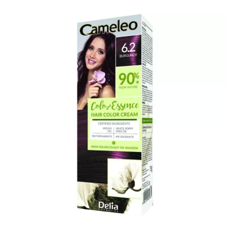 Set 3 x Vopsea de Par Cameleo Color Essence 6.2 Burgundy, 75 g