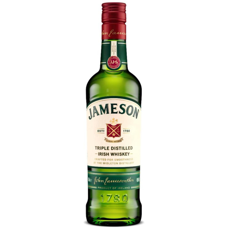 Set 3 x Whisky Jameson Irish, Alcool 40%, 0.5 l