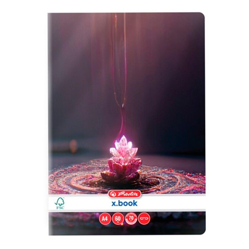 Set 30 x Caiet A4, 60 File, Velin, Motiv Zen