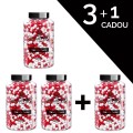 Set 3+1 Gratuit Ceara Epilat Elastica Premium, SensoPRO Milano Candy Cane, 400 g