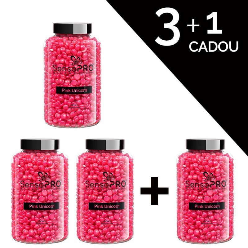 Set 3+1 Gratuit Ceara Epilat Elastica Premium, SensoPRO Milano Pink Unicorn, 400 g