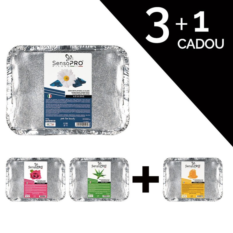 Set 3+1 Gratuit Ceara Epilat Traditionala, SensoPRO Milano Mix Pack, 500 g